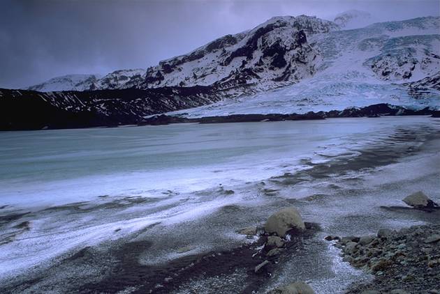 Gletschersee in der Þorsmrk